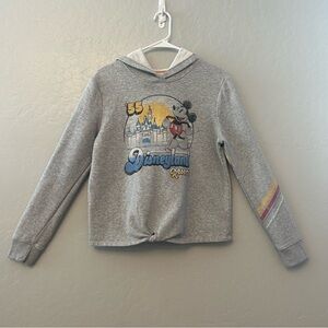 ⭐️Disney Parks Disneyland resort vintage look crop hooded sweatshirt size medium